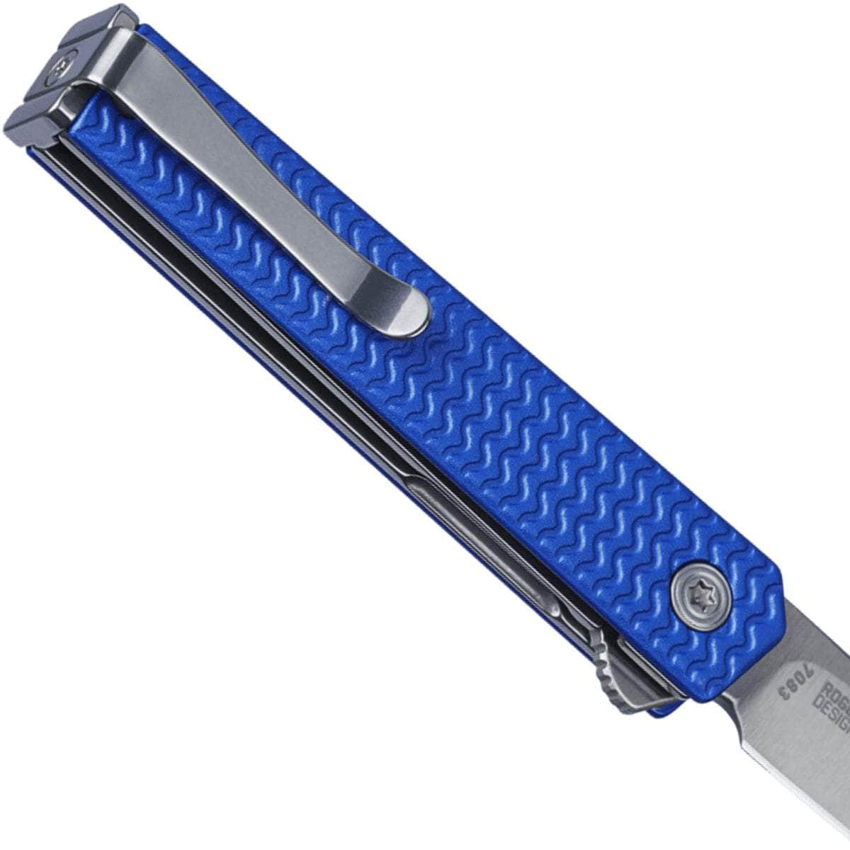 CRKT CEO Microflipper, 2.21 Wharncliffe Blade, Blue Aluminum Handle - 7083 Many Kinds Of Online