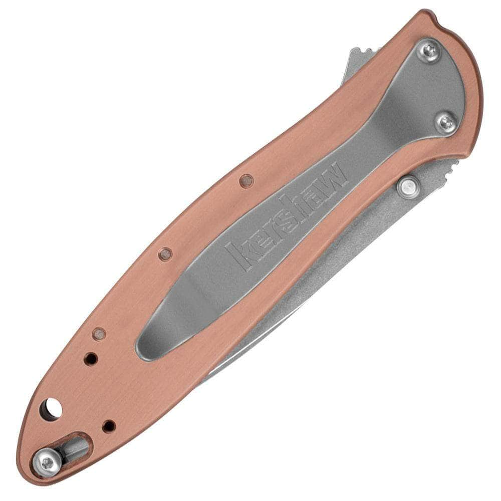 Kershaw Leek Copper, 3 CPM 154 Steel Blade, Copper Handle - 1660CU Discount Best Store To Get