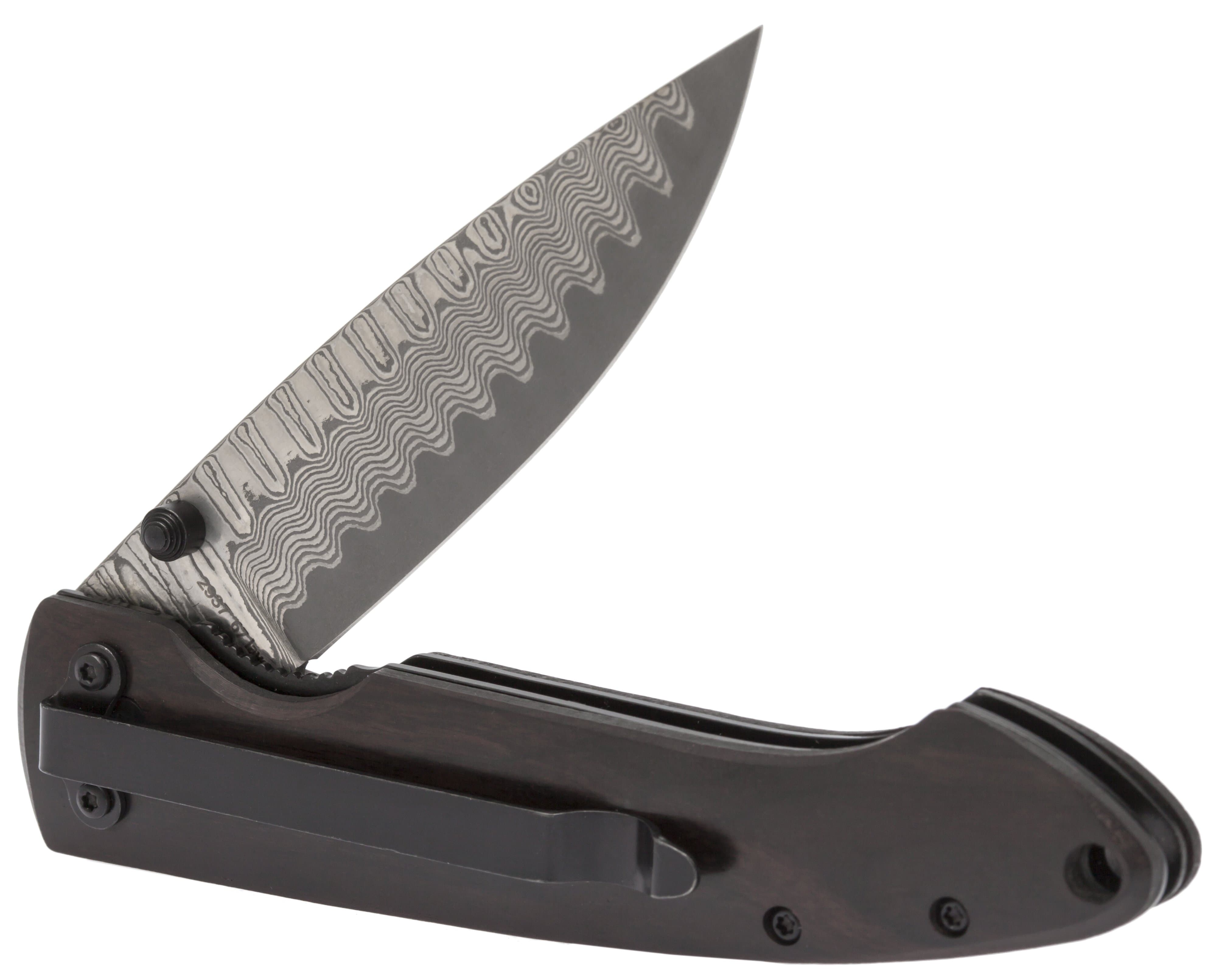 Boker Plus Damascus Gent I, 3.23 Blade, Ebony Wood Handle - 01BO101DAM With Mastercard Cheap Pice