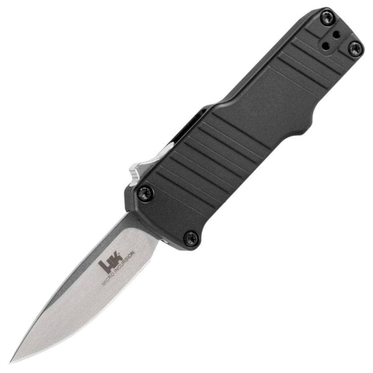 HK Micro Incursion Auto OTF, 1.95 154CM Blade, Black Aluminum Handle - 54030 Cheap Pick A Best