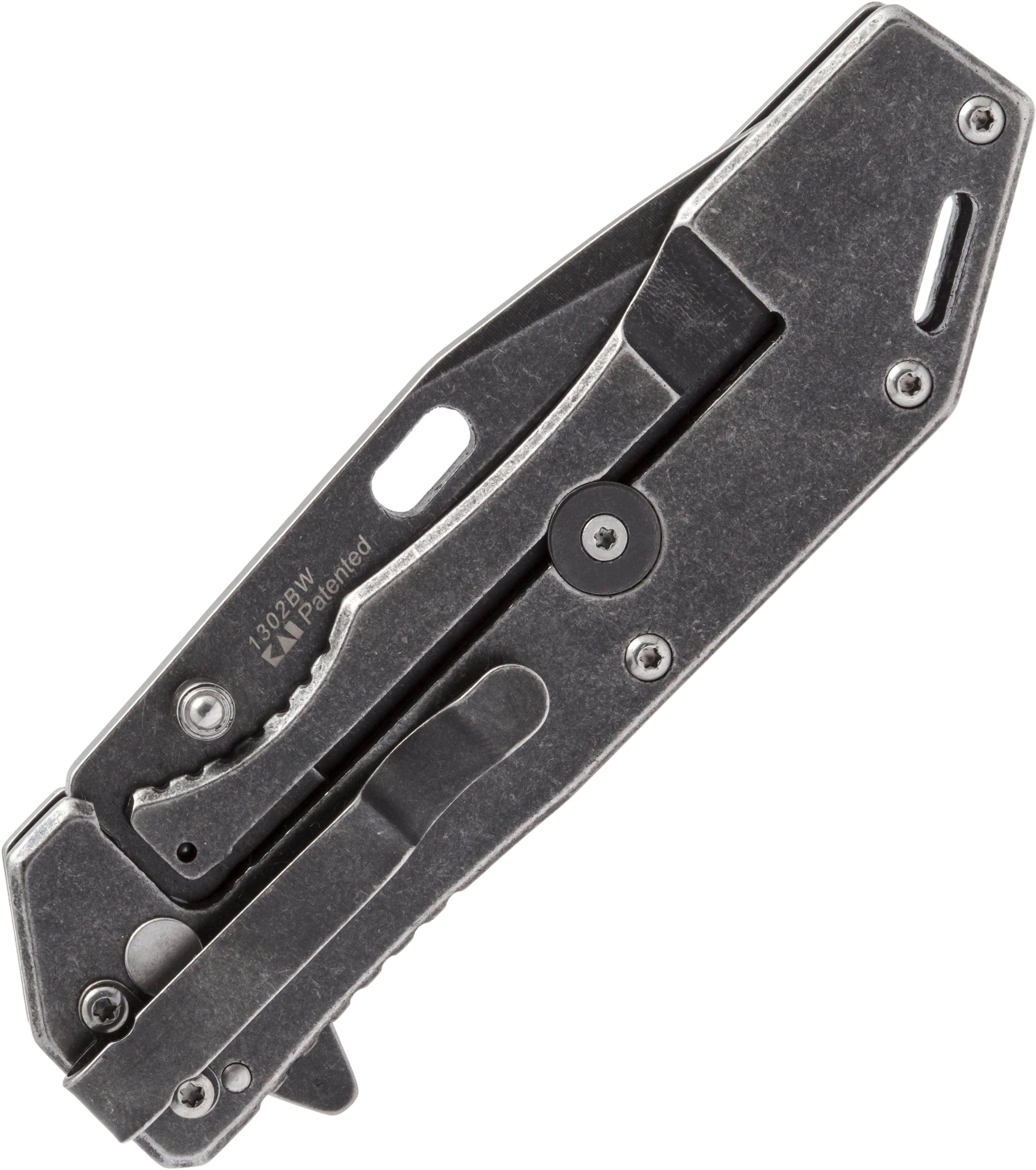 Kershaw Lifter, 3.5 Assisted Black Tanto Blade, Black Steel Handle - 1302BW Deals