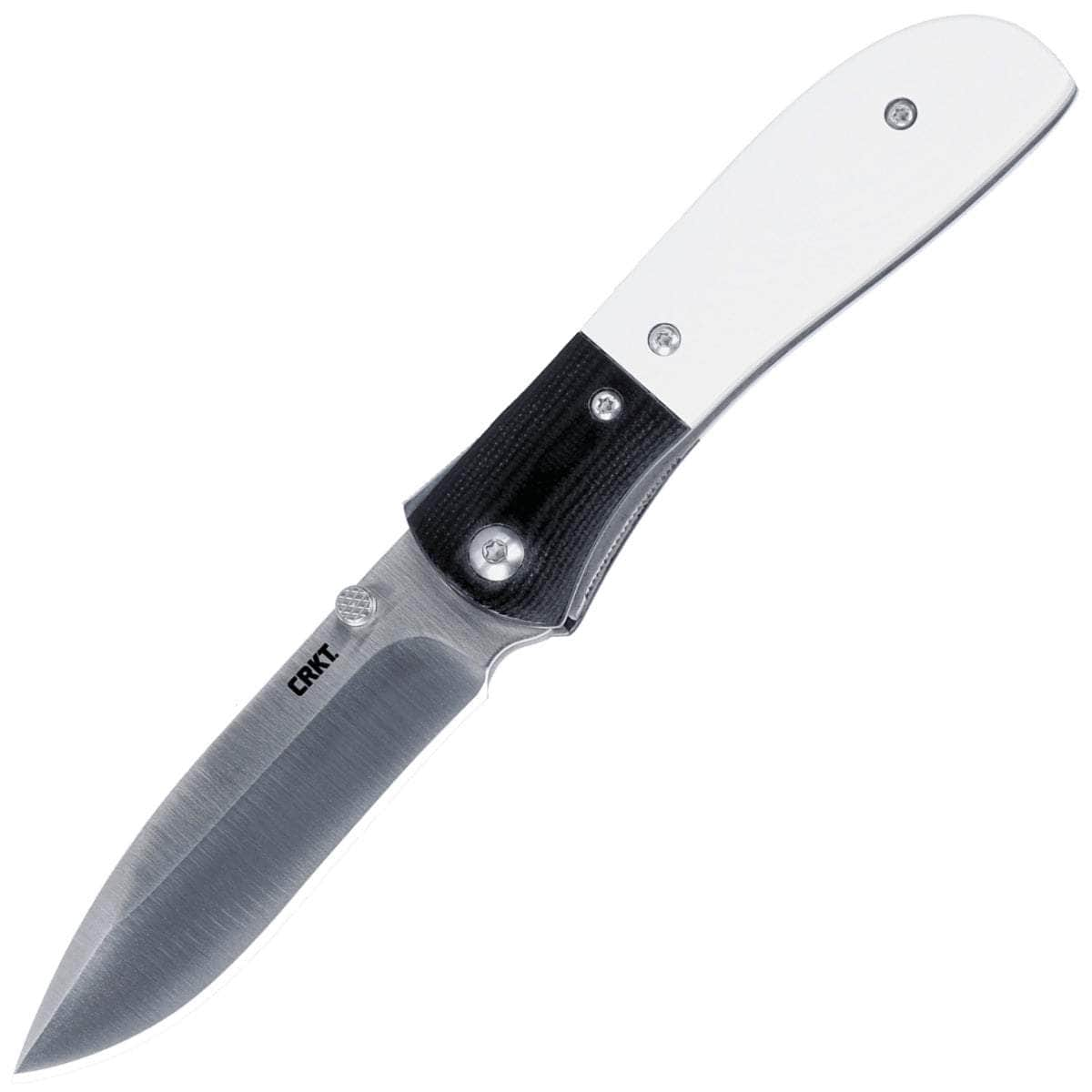 CRKT M4-02M Carson, 3.25 Assisted Blade, G10 and White Micarta Handle Clearance Wholesale Pice