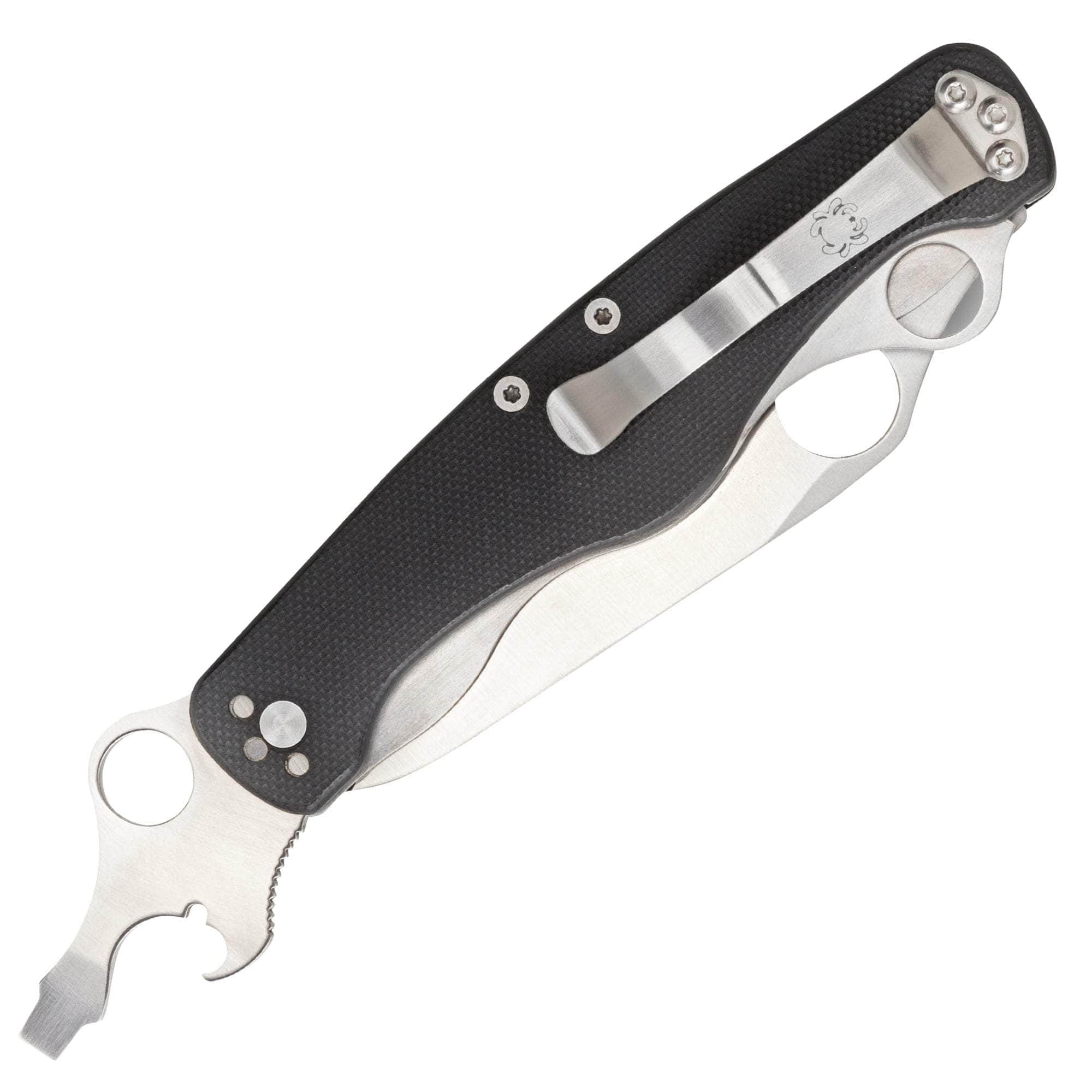 Spyderco ClipiTool, 6 Tools, 3.5 Blade, Black G10 Handle - C208GP Good Selling Online