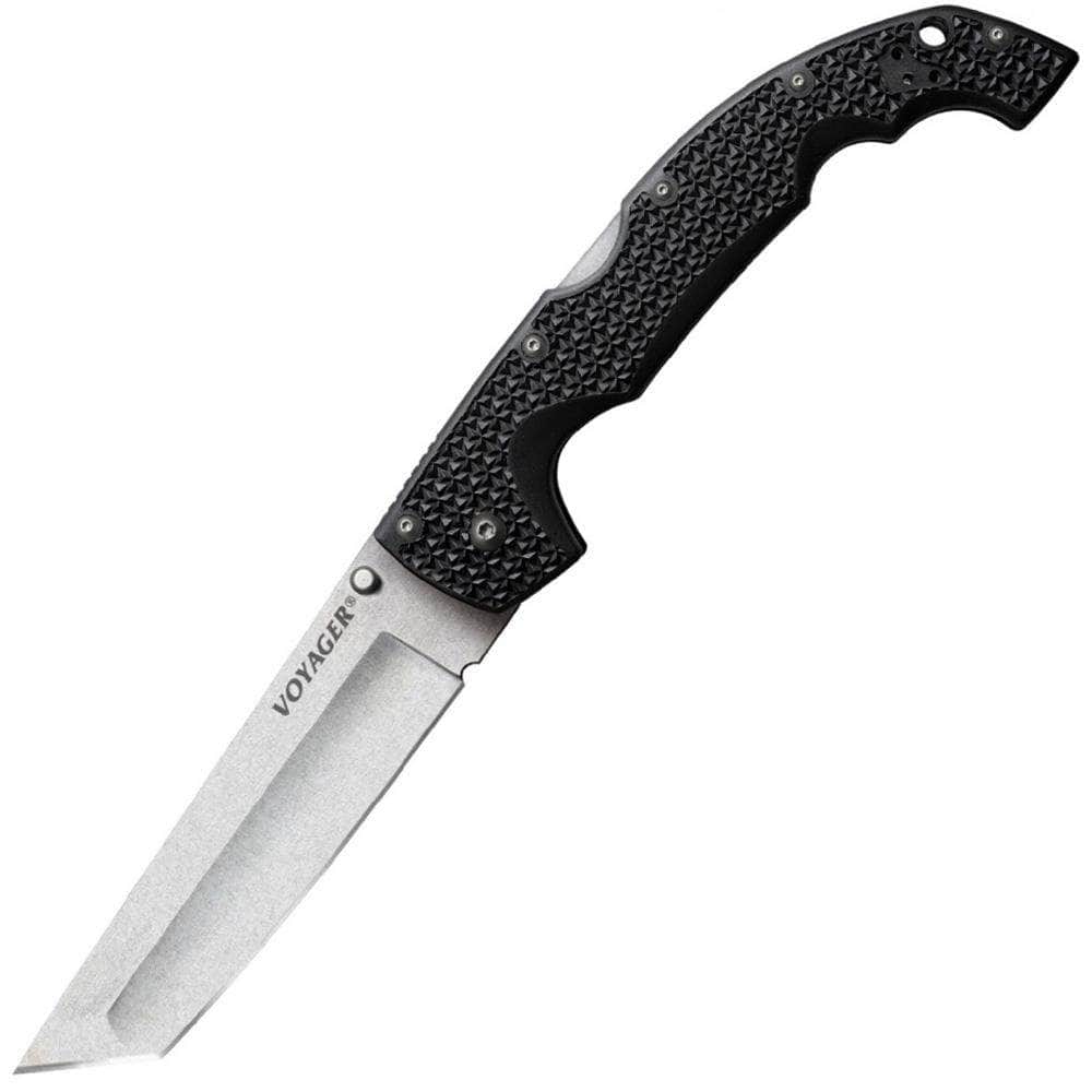 Cold Steel Voyager XL, 5.5 AUS10A Tanto Plain Blade, GFN Handle - 29AXT Free Shipping Discounts