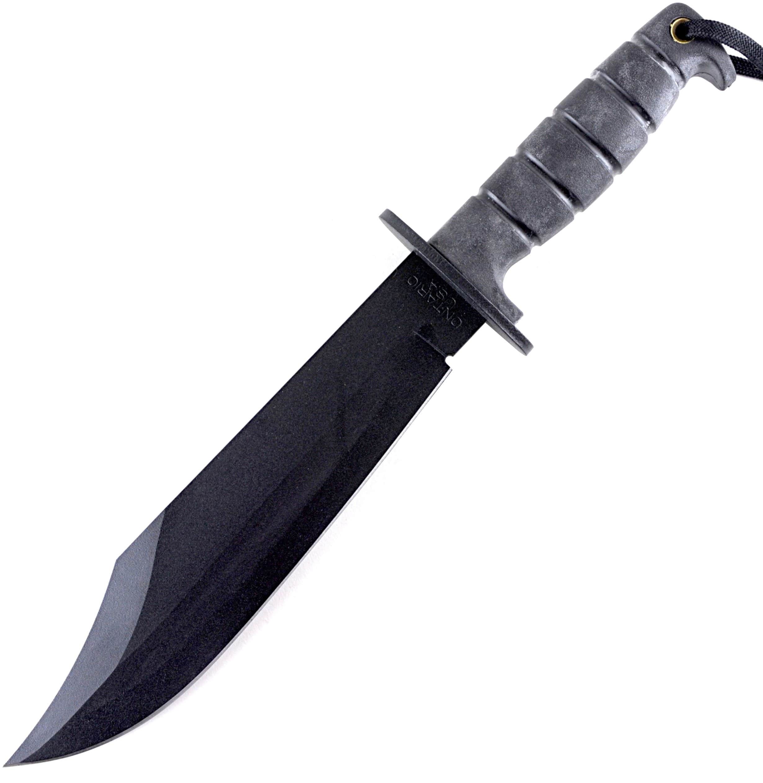 Ontario SP10 Spec Plus Marine Raider, 9.75 Blade, Kraton Handle, Sheath - 8684 Clearance With Credit Card