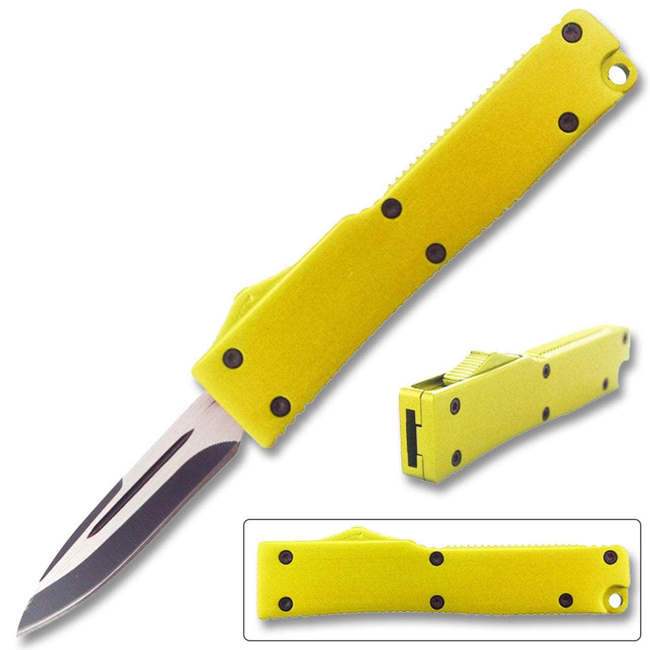 Electrifying California Legal OTF Dual Action Knife (Gold) 2025 Cheap Online