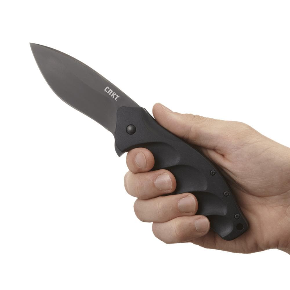 CRKT Foresight, 3.5 Plain Blade, Black Aluminum Handle - K220KKP Pick A Best Sale Online