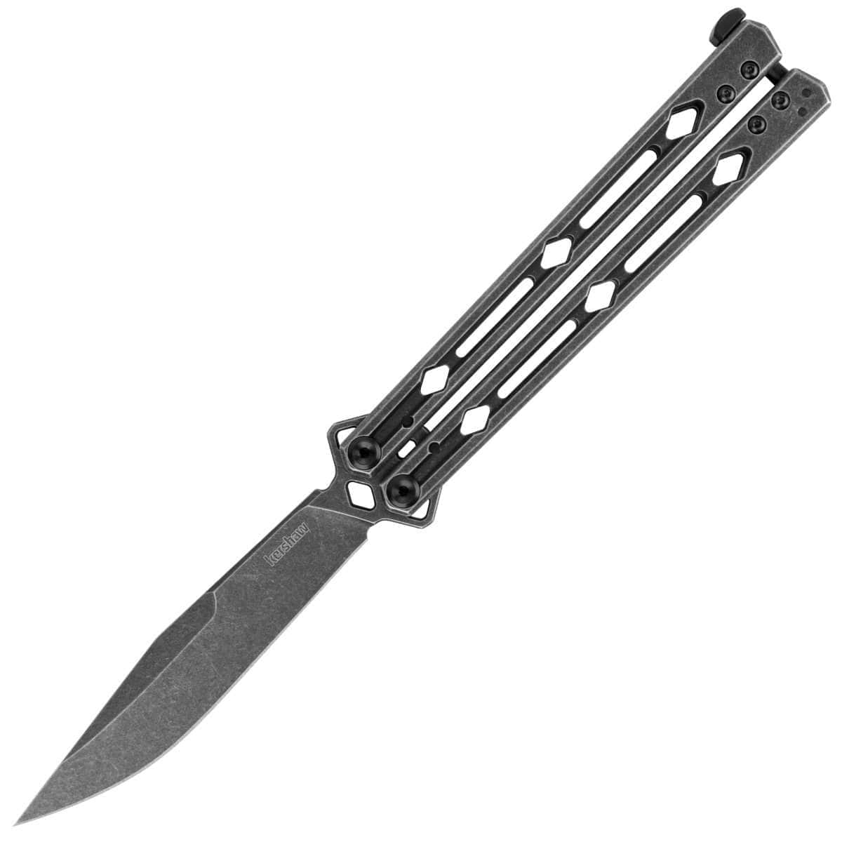 Kershaw Lucha BlackWash, 4.6 14C28N Blade, Stainless Steel Handle - 5150BW Outlet Extremely