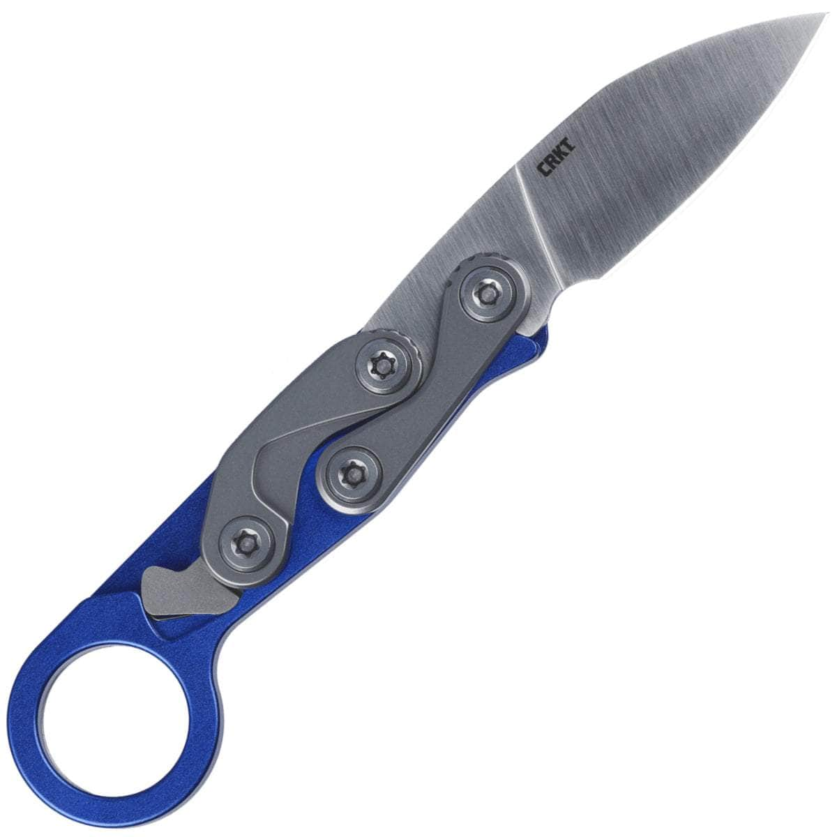 CRKT Provoke EDC, 2.56 Kinematic D2 Blade, Blue Aluminum Handle - 4050 Sale Amazon