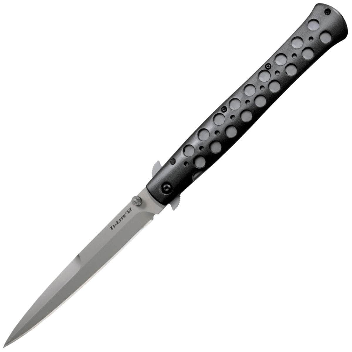 Cold Steel Ti-Lite, 6 S35VN Blade, Black Aluminum Handle - 26B6 Buy Cheap With Credit Card