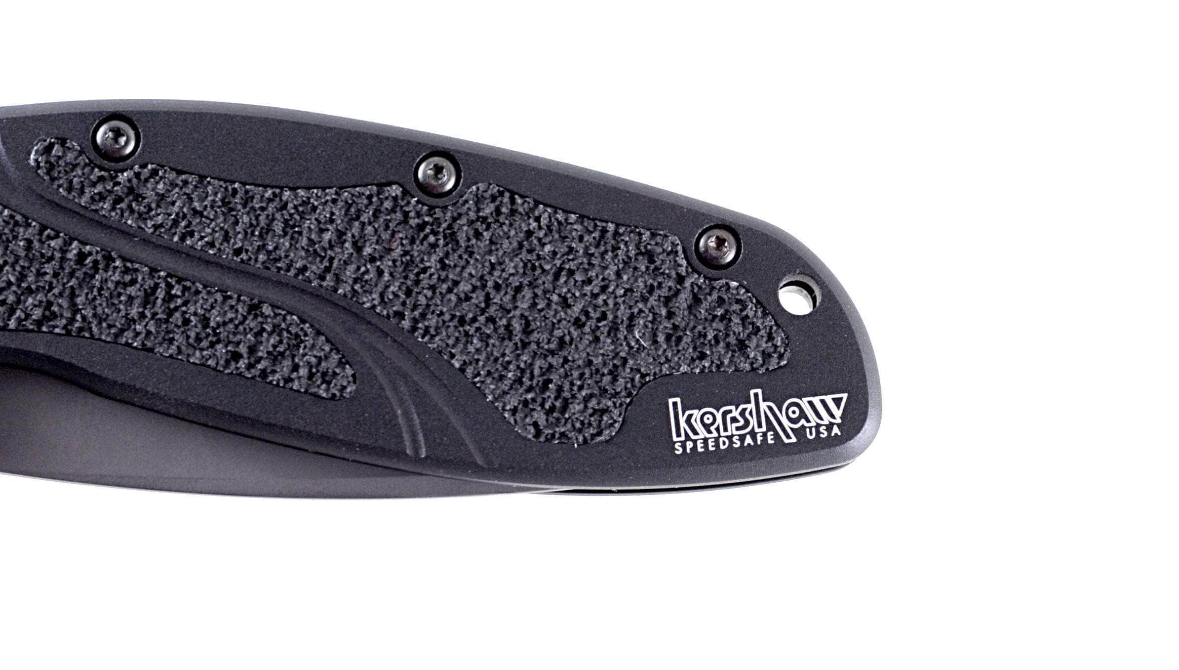 Kershaw Blur, 3.4 Black Plain Assisted Blade, Black Handle - 1670BLK Clearance Big Sale