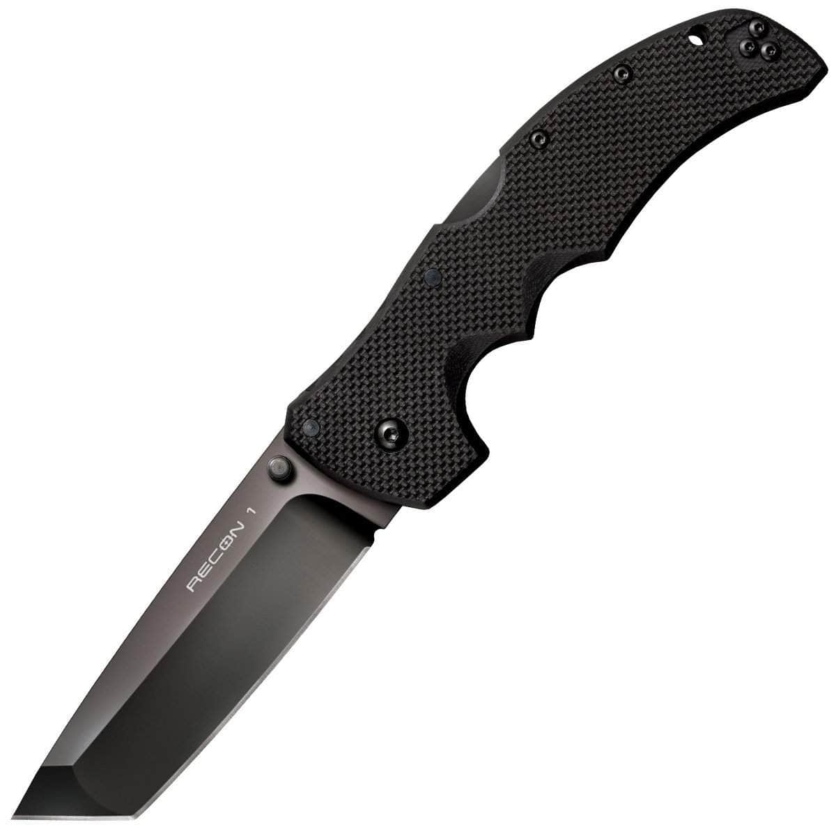 Cold Steel Recon 1, 4 Black S35VN Tanto Blade, Black G10 Handle - 27BT Discount Largest Supplier