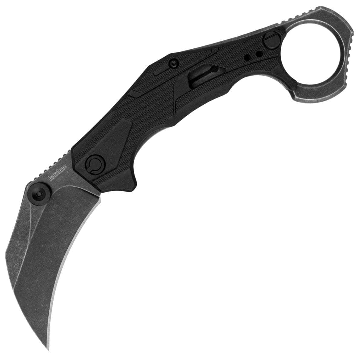 Kershaw Outlier, 2.6 BlackWash Karambit Assisted Blade, GRN Handle - 2064 Cheap Sale Purchase