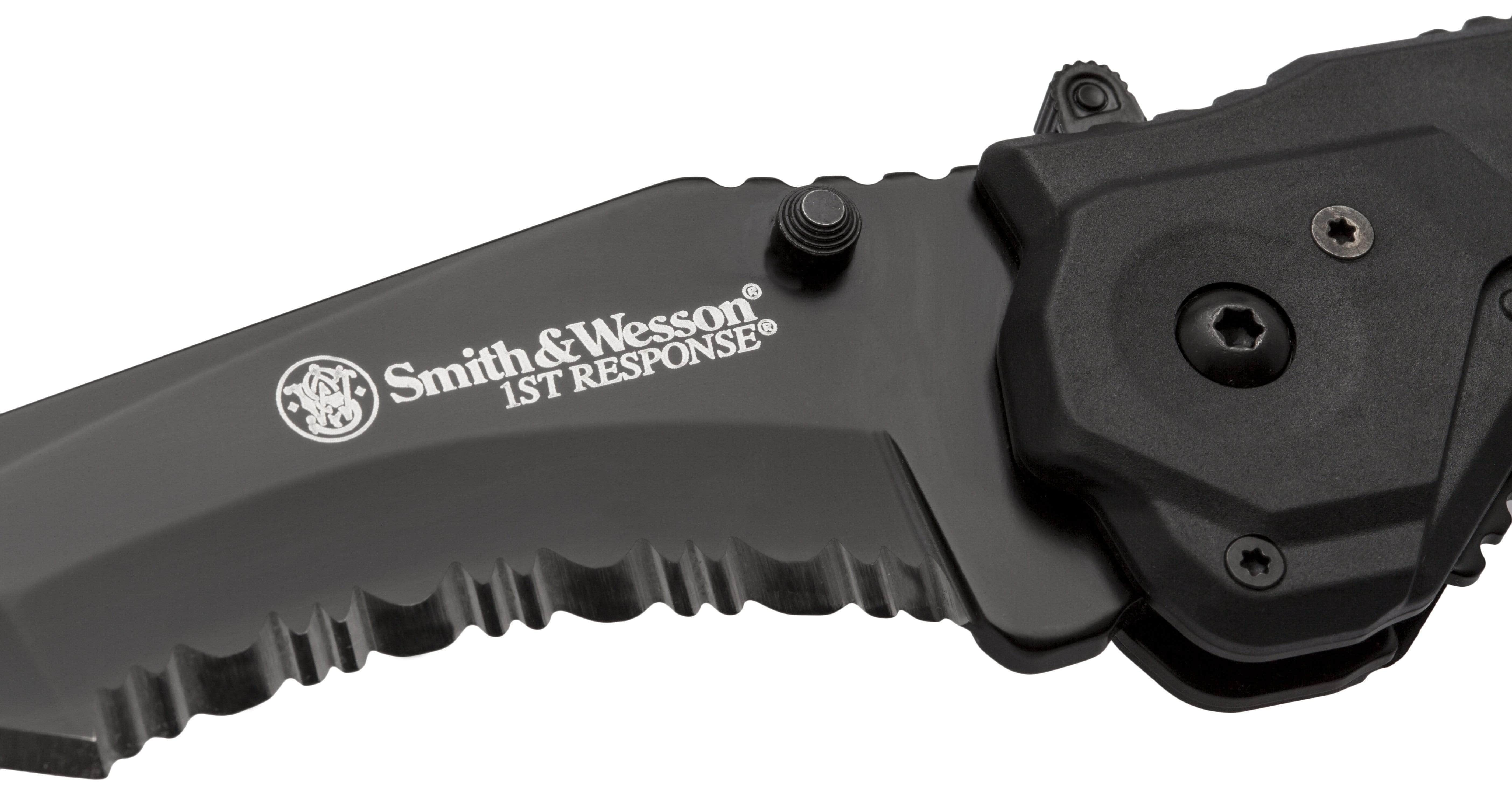 Smith & Wesson 1st Response Rescue Tool, 3.4 Assisted Blade, GFN Handle - SW911B Free Shipping Best Seller