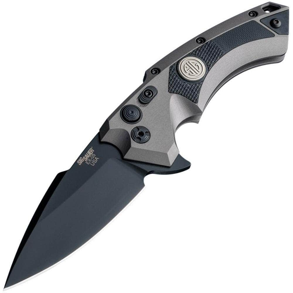 Hogue SIG X5 Tactical Flipper, 3.5 Blade, Aluminum/G10 Handle - 36572 Official