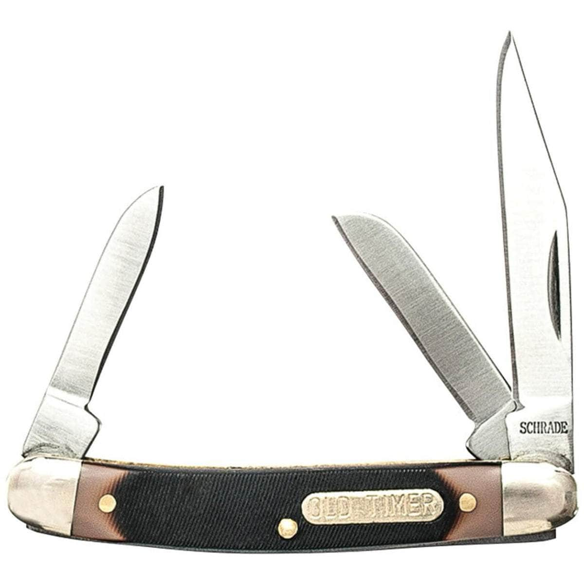 Schrade Old Timer 108OT Junior, 3-Blade Stockman, 2.7 Closed Clearance Limited Edition