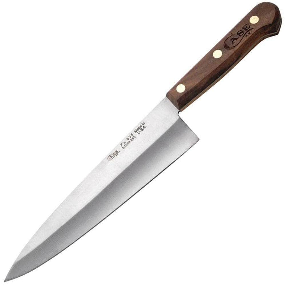 Case Household Cutlery Chef's Knife, 8 Blade, Solid Walnut Handle - 07316 Buy Cheap Outlet