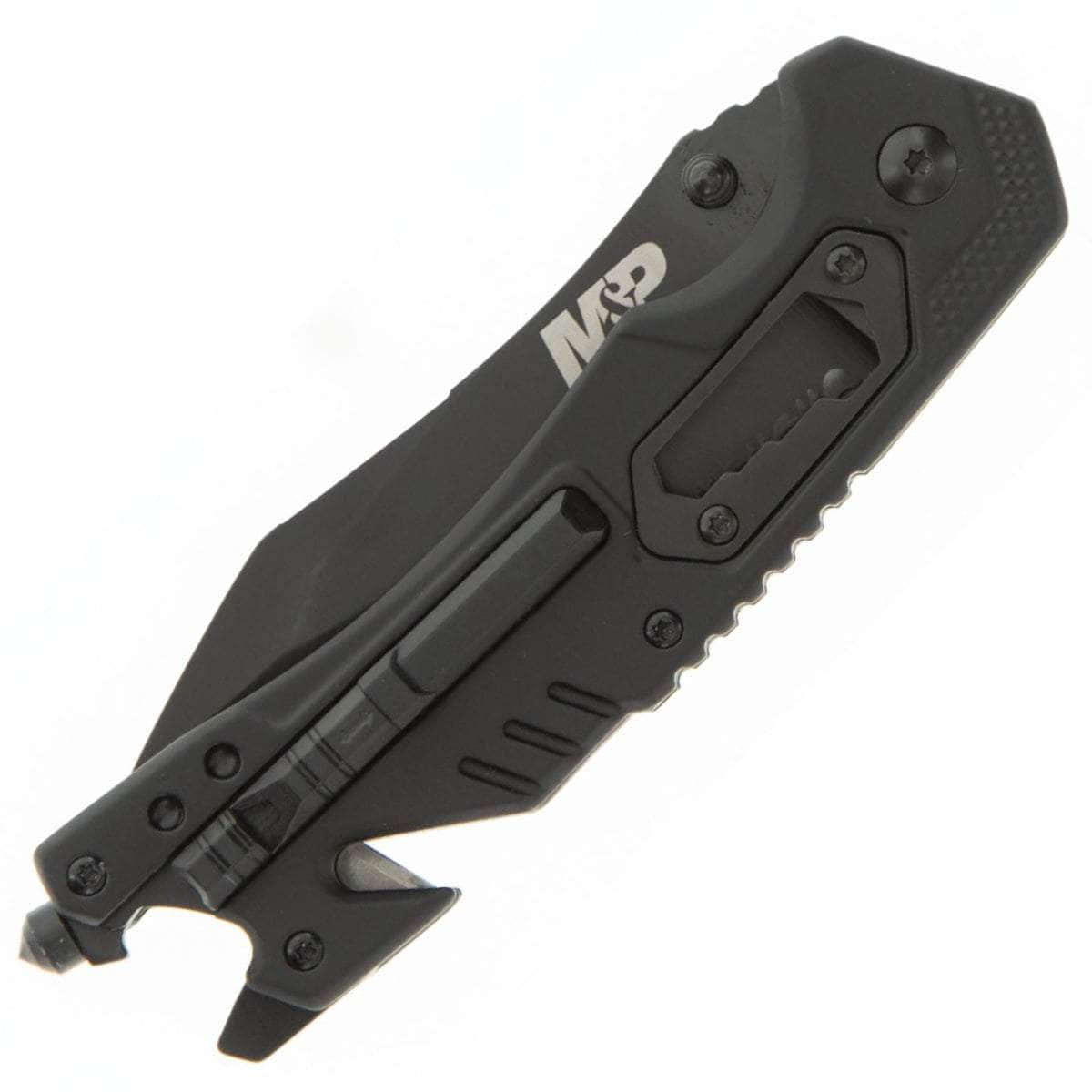 Smith & Wesson M&P Dual Knife & Tool, 3.46 Blade, Rubber Handle - 1100078 Geniue Stockist Cheap Pice