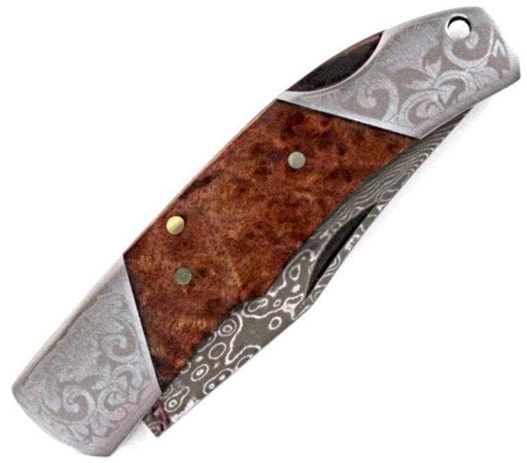 Boker Magnum Damascus Duke, 2.44 Blade, Wood/Steel Handle - 01MB946DAM Sale Ebay