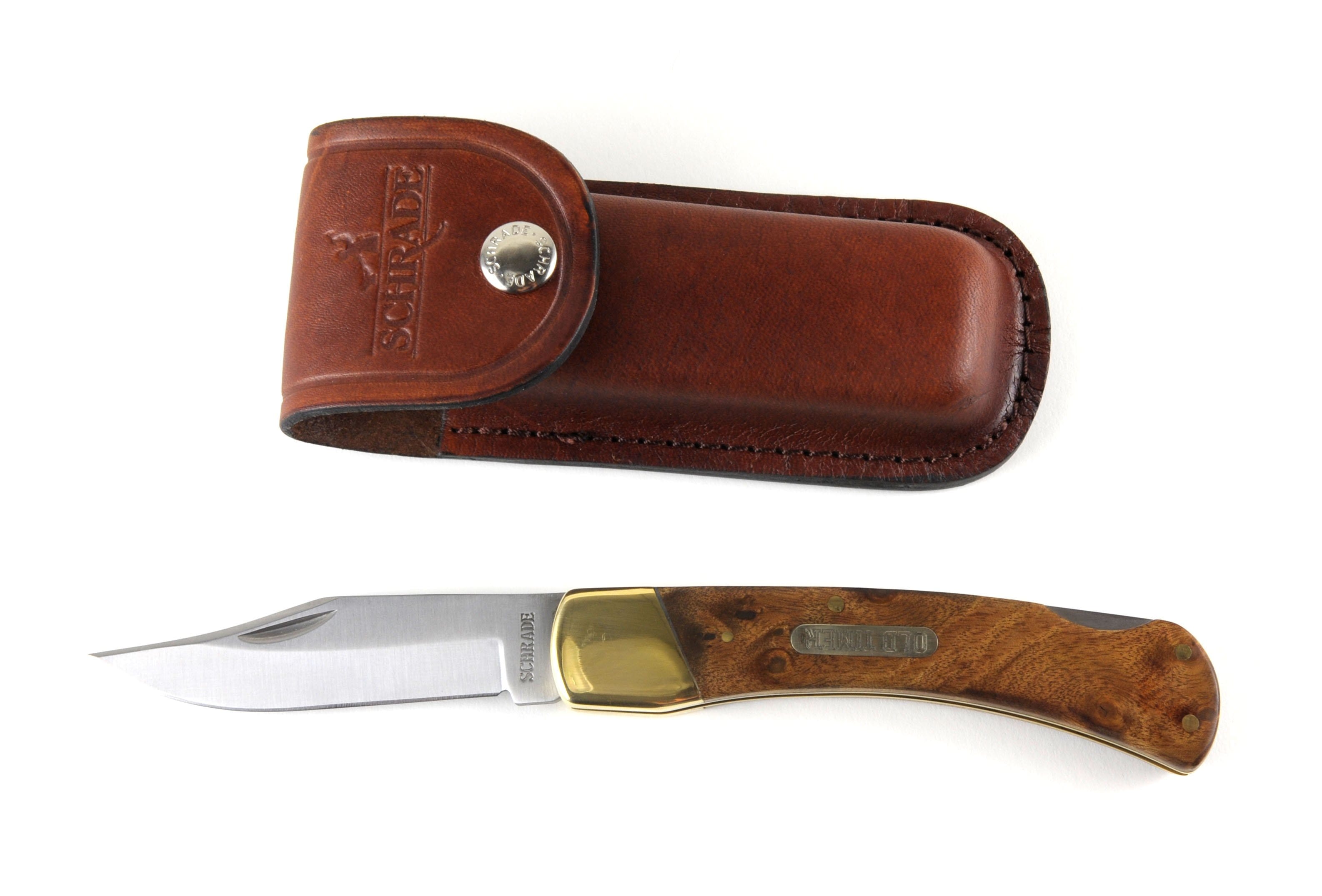 Schrade Old Timer 6OTW Golden Bear, 3.6 Blade, Desert Ironwood Handle, Sheath Authentic Cheap Pice