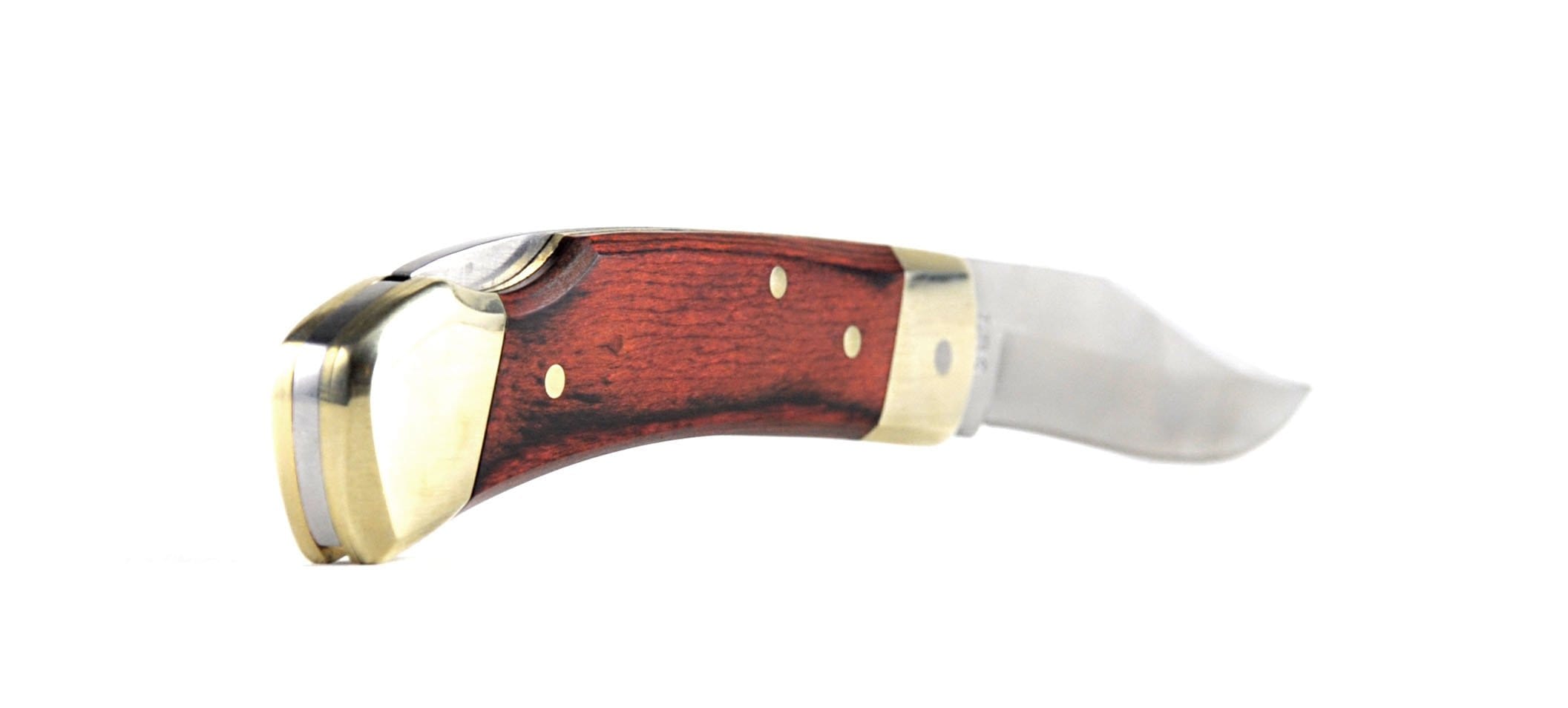 Schrade Uncle Henry LB5 Smokey, 2.9 Blade, Wood Handle, Leather Sheath Real Online