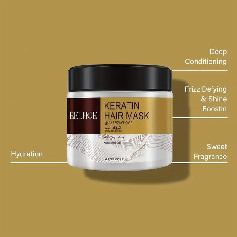 Keratin Soft Moisturizing Hair Mask with Collagen Cheap Sale Looking For