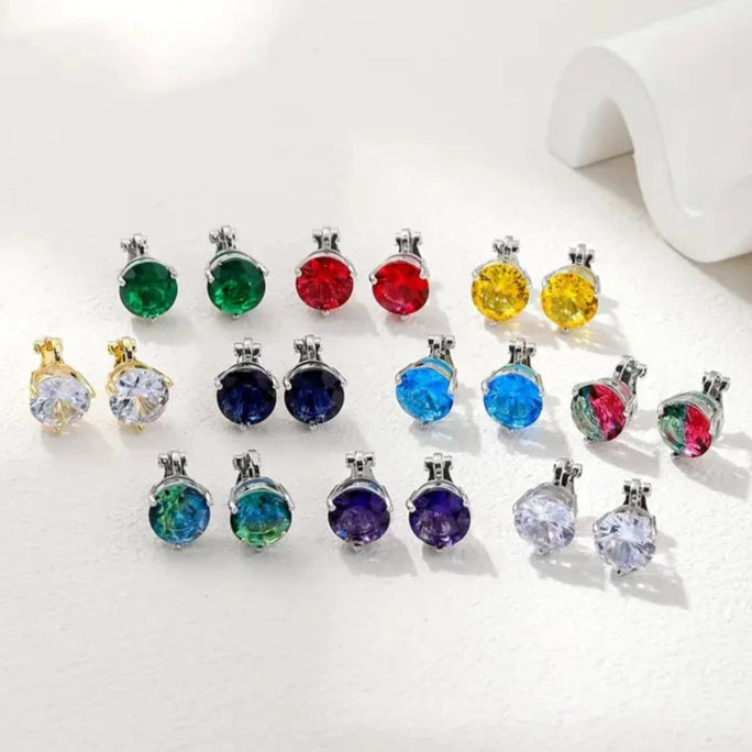 A Pair Of Unique And Stylish Zirconia Clip-on Earrings For Ladies Shop For Cheap Pice