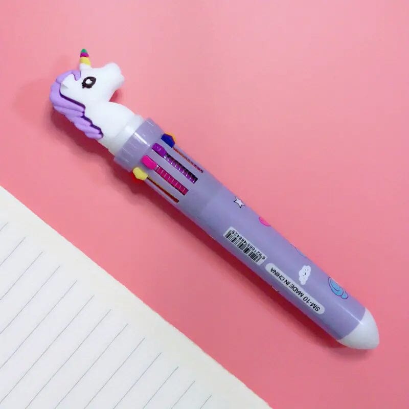 10 Color Ballpoint Pen Kawaii Stationery Cute Pen Order