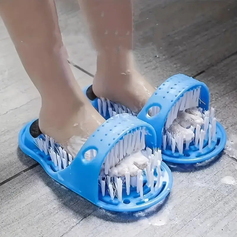 2-Piece Set: Foot Washing Brush Foot Scrub with Suction Cup Cheap Usa Stockist