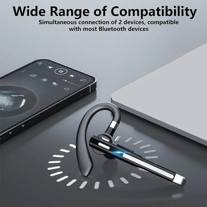 Wireless 5.3 Single-Ear Business Headset with Mic Comfortable Cheap Pice