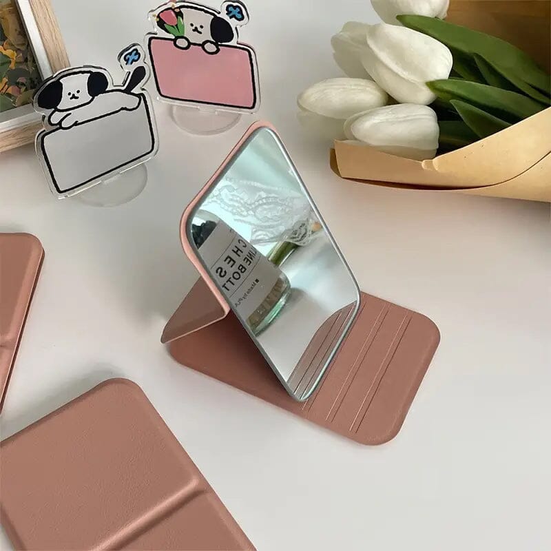 Foldable Travel Mini Makeup Mirror Supply Cheap Pice