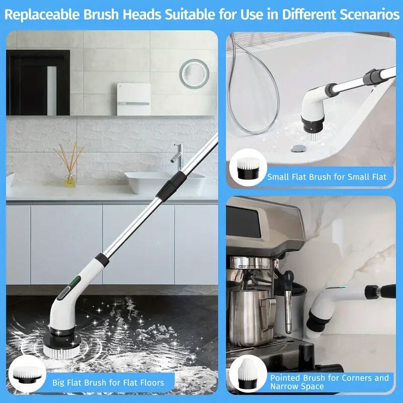 Cordless Electric Dual Adjustable Speed Spin Scrubber Cheap Sale Fashionable