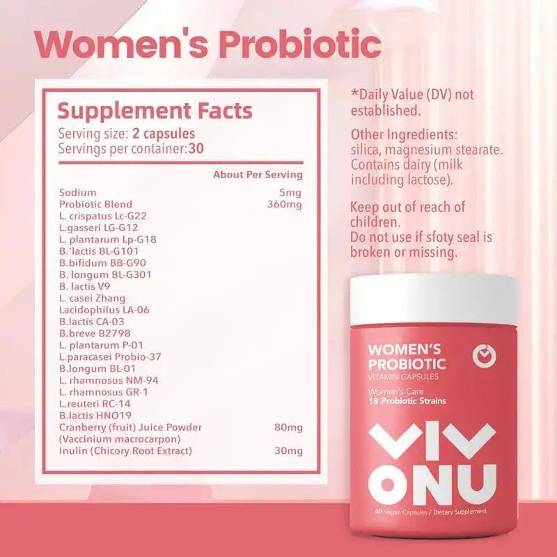 Women's Probiotic Vitamin Capsules Clearance Big Sale