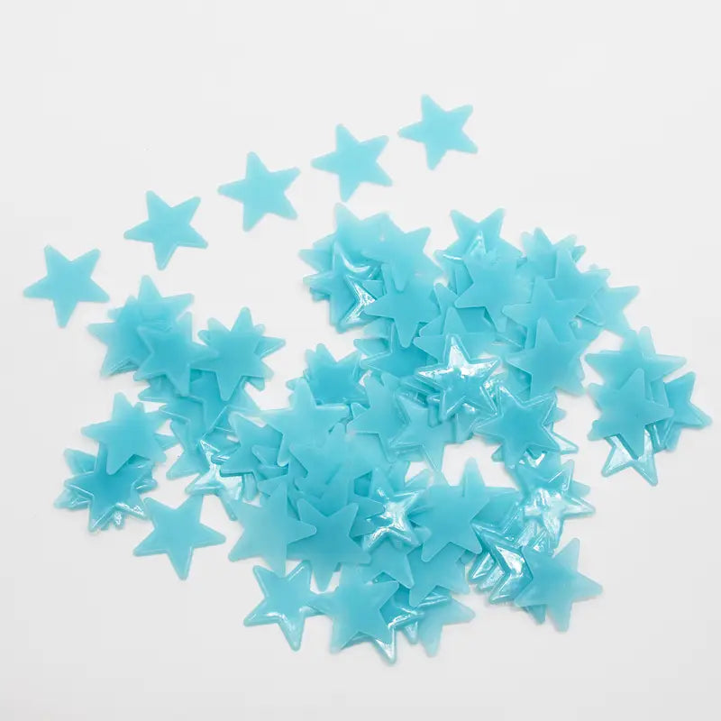 100-Pieces: Luminous Glow in the Dark Star Wall Stickers Really For Sale