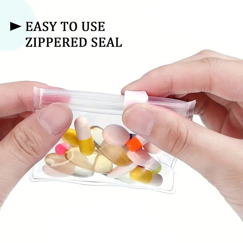 30-Pieces: Reusable Medicine Pill Bag Set Amazing Pice Cheap Online