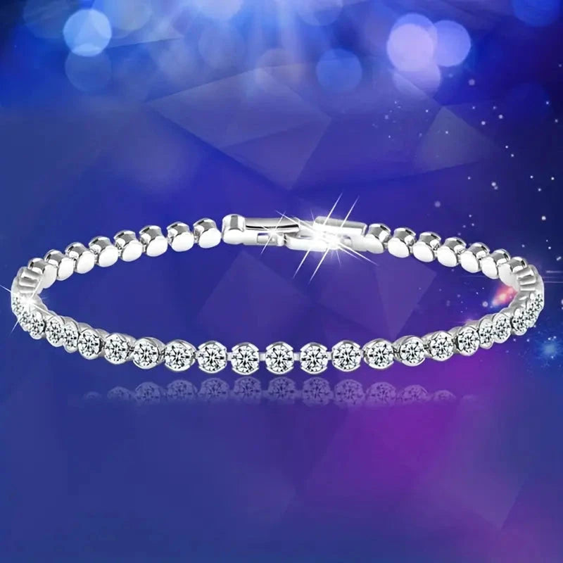 Elegant Rhinestone Tennis Bracelet Discount Sast