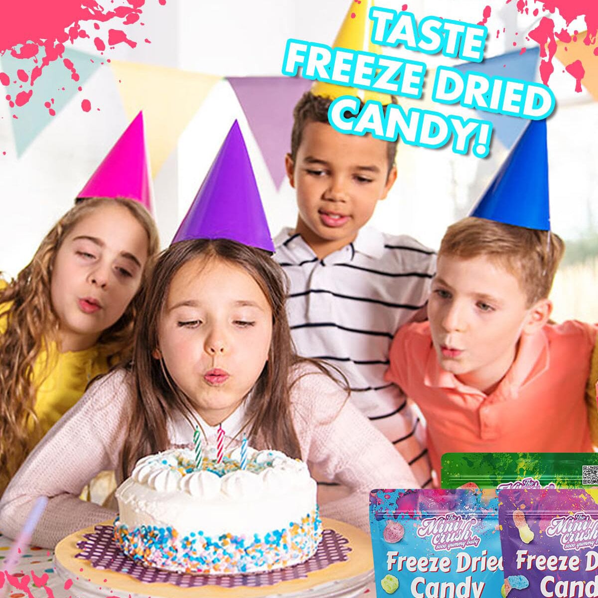 5-Pack: Freeze Dried Crunch Candy Variety Flavor Sale Online Cheap