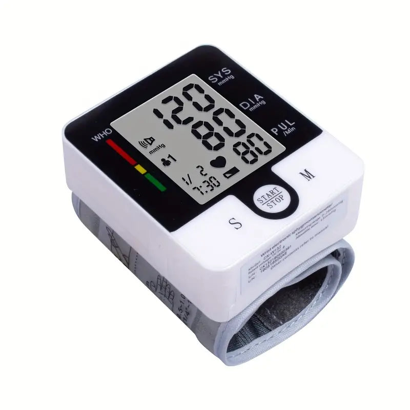 Digital Wrist Blood Pressure Monitor for Adults - Voice-Activated, Heart Rate & Adjustable Cuff Sale Best Pices