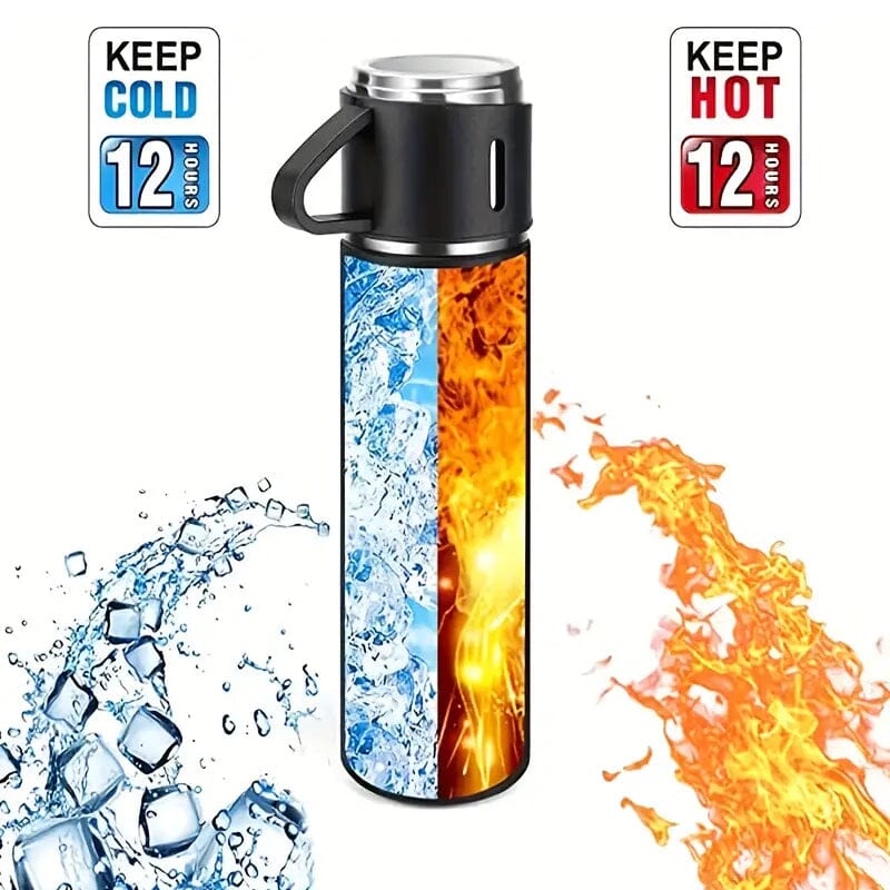 Insulated Stainless Steel Vacuum Flask Set With Credit Card Online