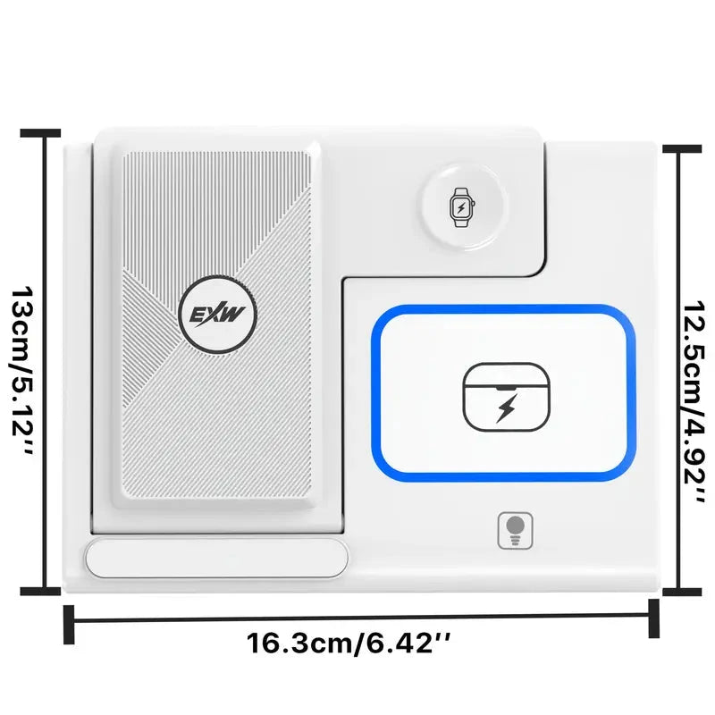 3-in-1 Multifunctional Convenient Wireless Charging Station Cheap Sale Perfect