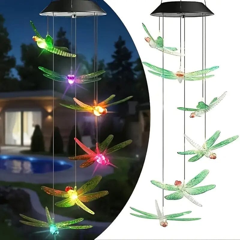 Solar Dragonfly Wind Chimes Lights Sale Cost