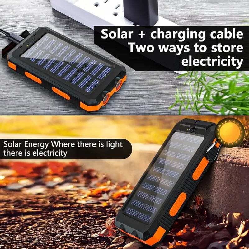 10000mAh Solar Power Bank with Flashlight Cheap Best Seller