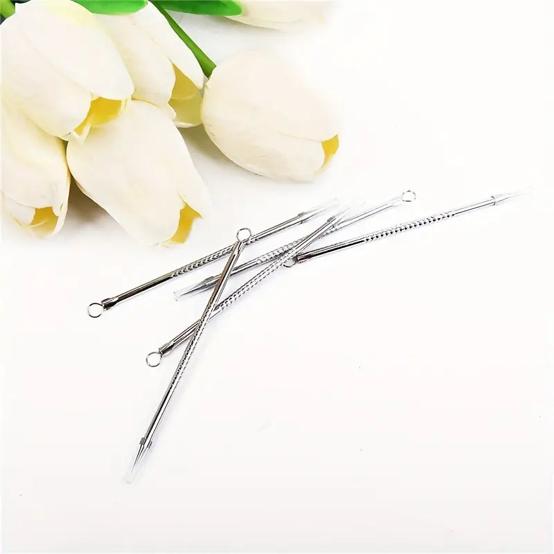 Stainless Steel Pimple Extractor Blackhead Removal Tool For Blemish Whitehead Popping Acne Low Pice Fee Shipping Online