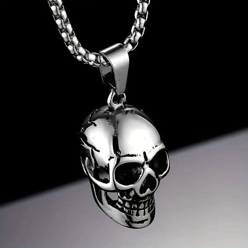 Men's Titanium Steel Skull Necklace Outlet Official Site