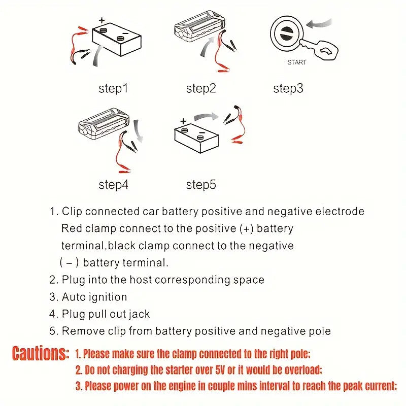 Portable Emergency Starter for Car Battery Ignition Cheap 2025 Newest