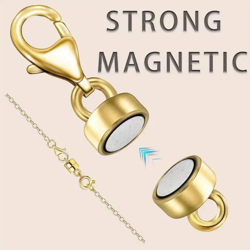 3-Piece: Magnetic Lobster Clasp Necklace Converter with Strong Magnetic Closure Sale Get To Buy