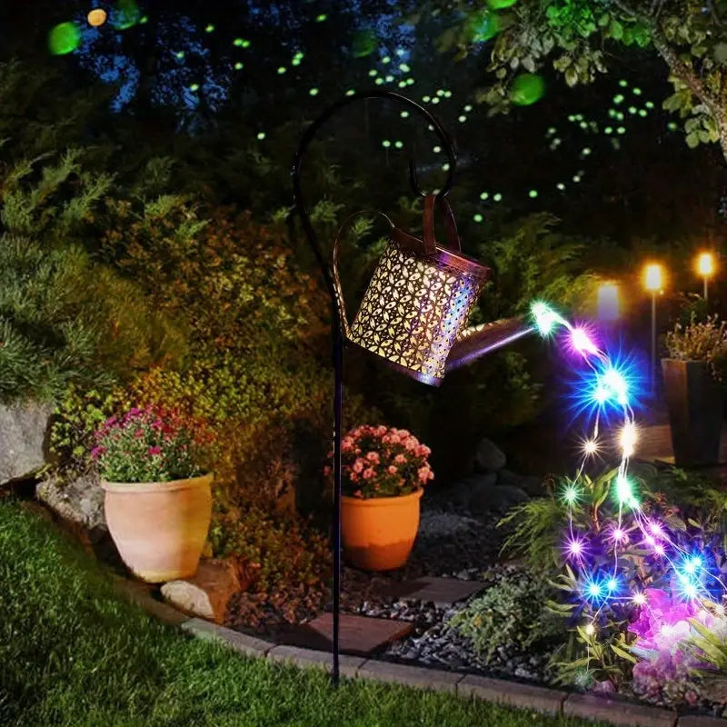 Watering Can Solar Garden Lights - Copper, Solar Powered Sale Shop