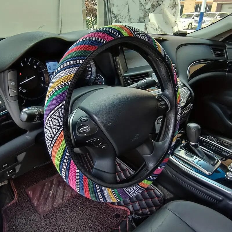 Ultra-Thin Breathable Colorful Hemp Steering Wheel Cover Cheap Sale Purchase