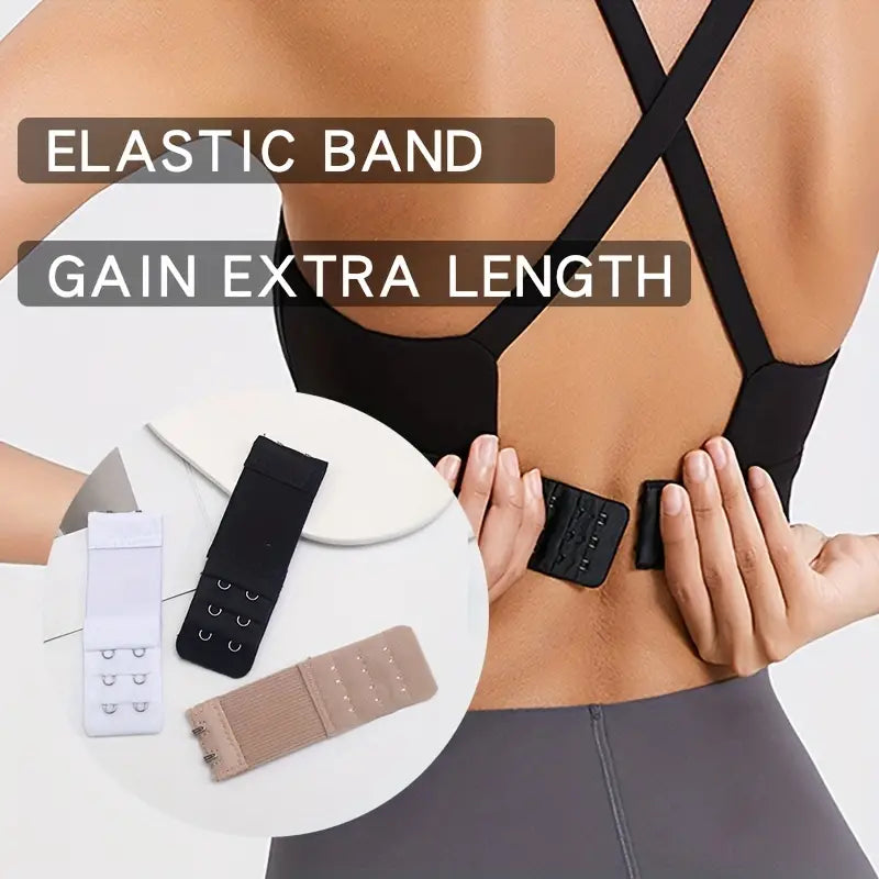 3-Pieces: Adjustable 2-Hook Bra Strap Extenders Inexpensive For Sale