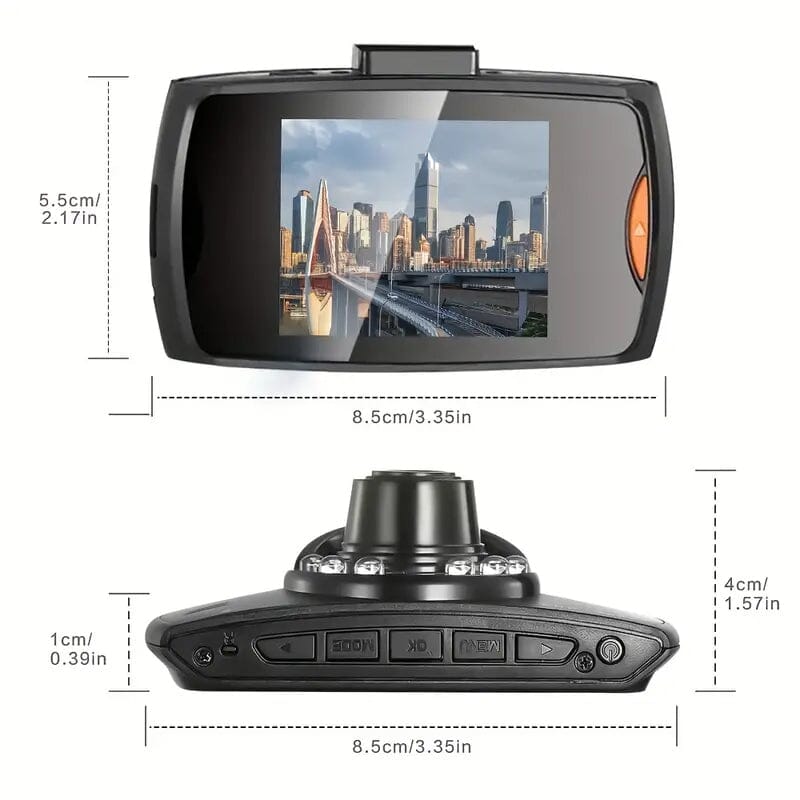 Full HD 1080P Camera Dash Cam with 140° Wide Angle View and IR Night Vision Recommend Online